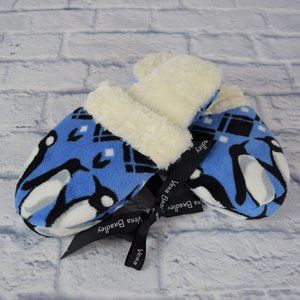 NWT Vera Bradley Women's Slippers Penguins Blue